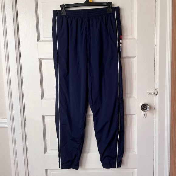 Tommy Hilfiger Nylon Track Pants Lined Athletic Workout Running Sporty Small - Picture 3 of 16